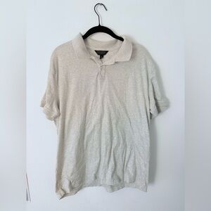 Banana Republic Luxe Touch Performance Polo Gray Sz L